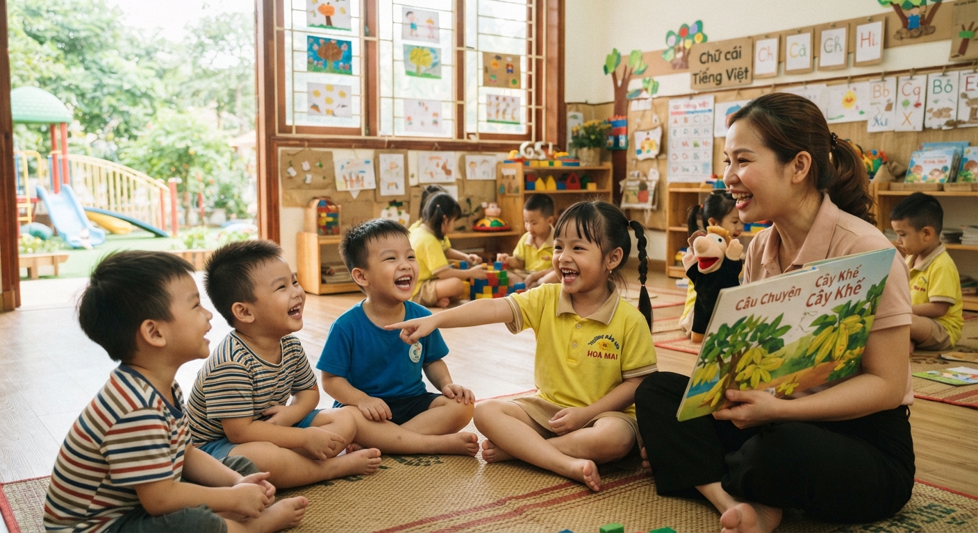 Lớp học mầm non tại sTARO